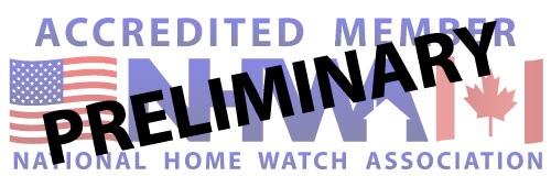 Accredited Member — National Home Watch Association badge